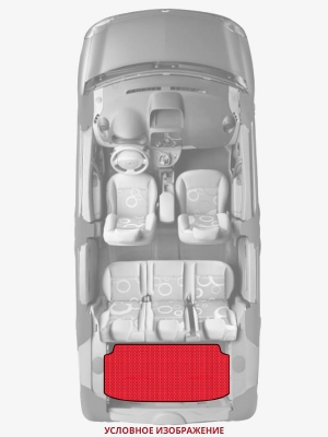 ЭВА коврики «Queen Lux» багажник для УАЗ Pickup